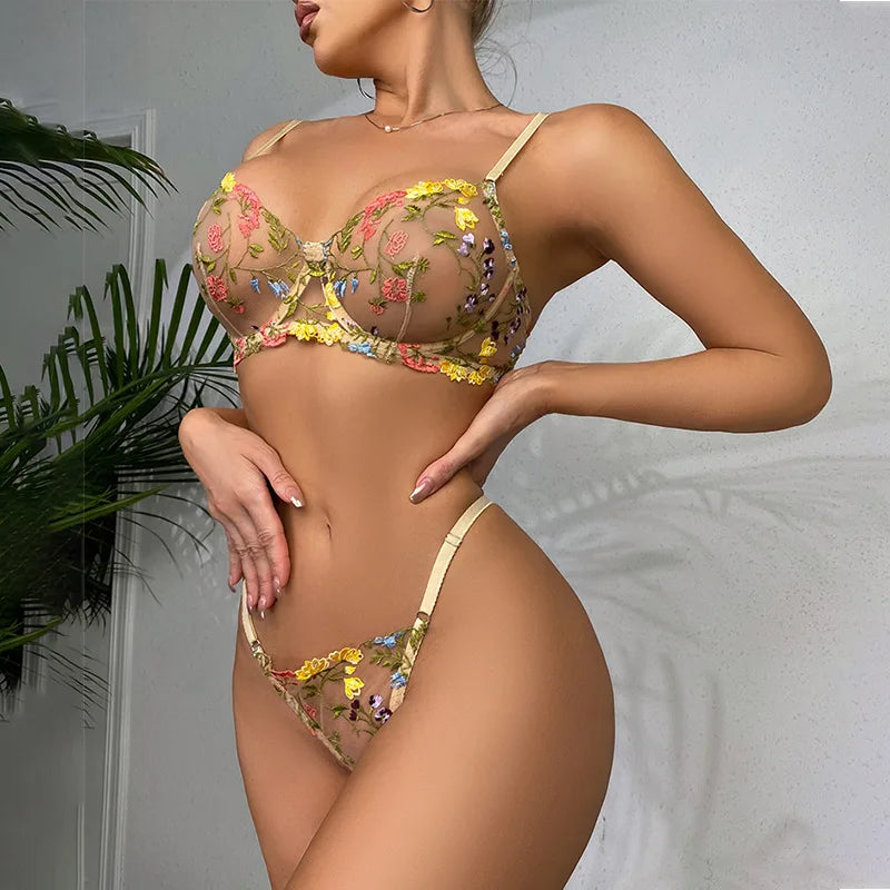 Ensemble soutien-gorge et string