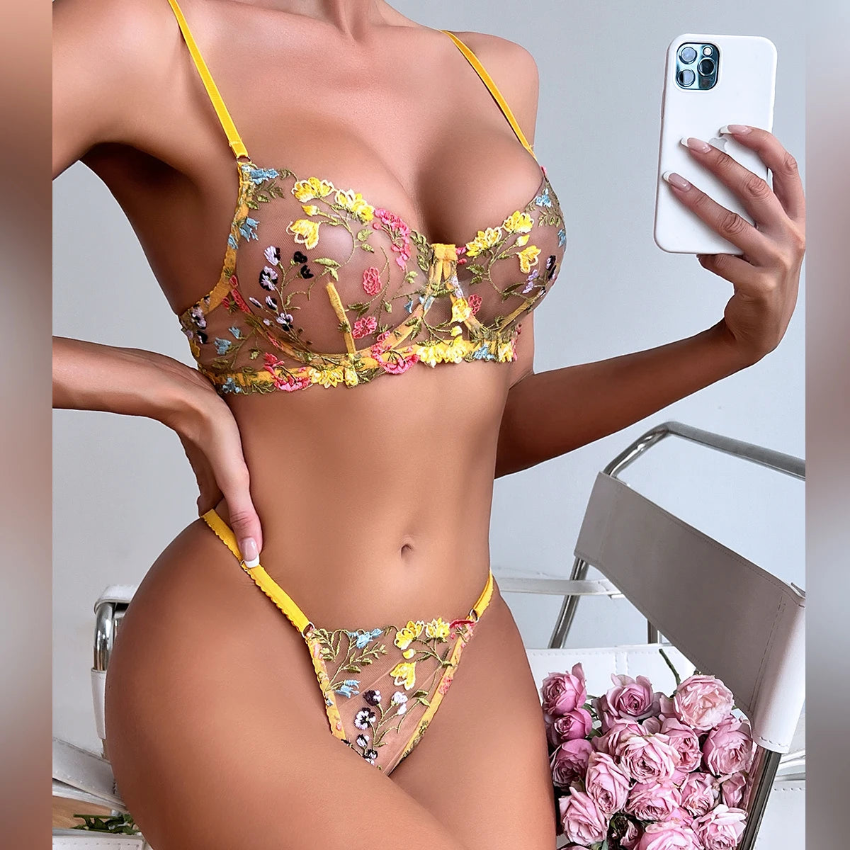 Ensemble soutien-gorge et string
