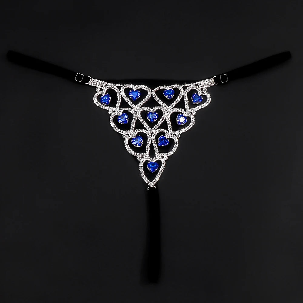 String cœur bleu