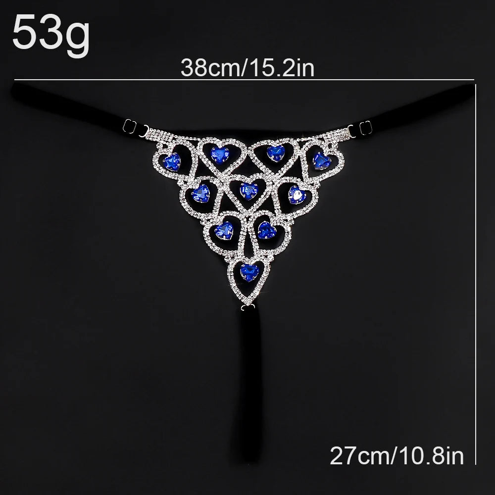 String cœur bleu