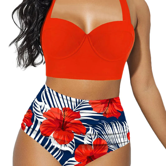 Maillot de bain imprimé fleurie