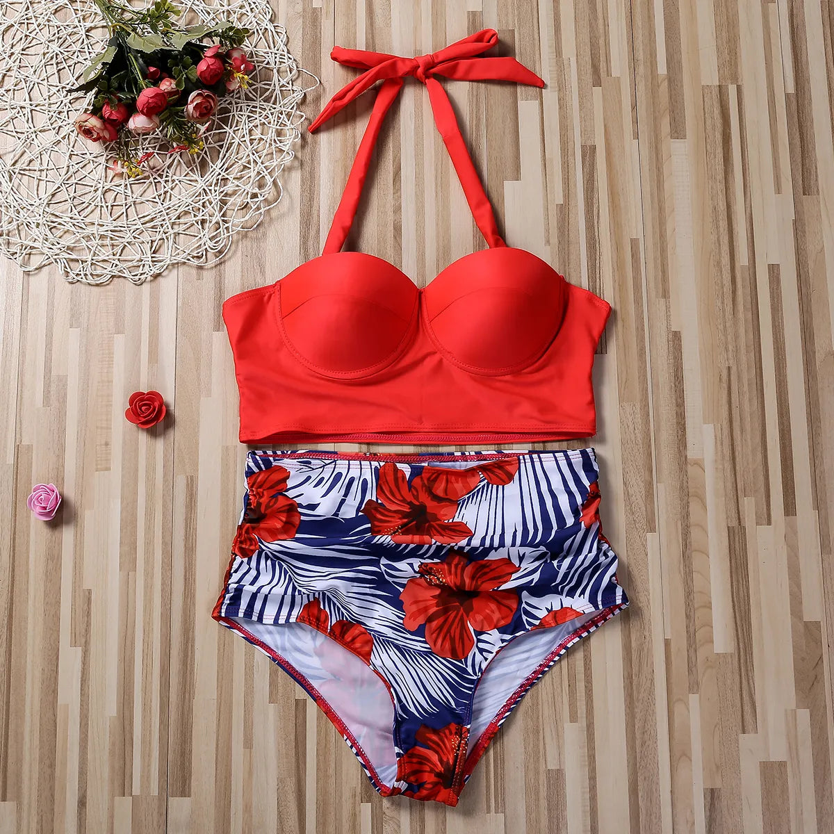 Maillot de bain imprimé fleurie