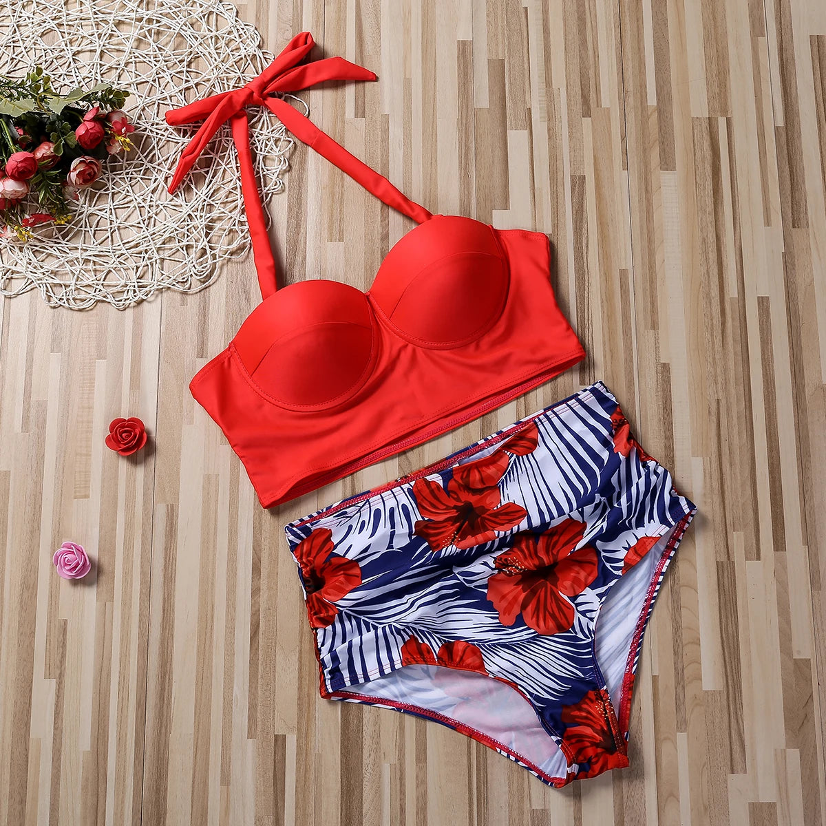 Maillot de bain imprimé fleurie