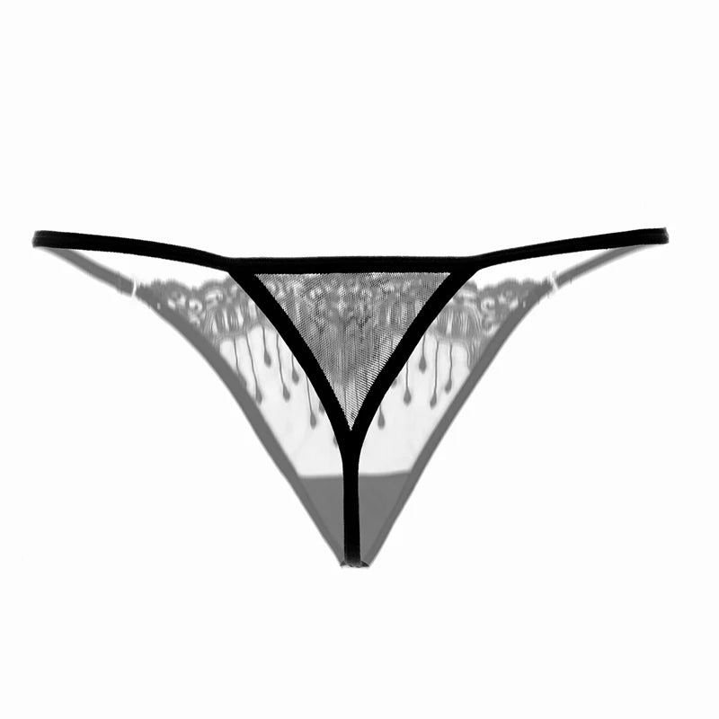 Transparent thong